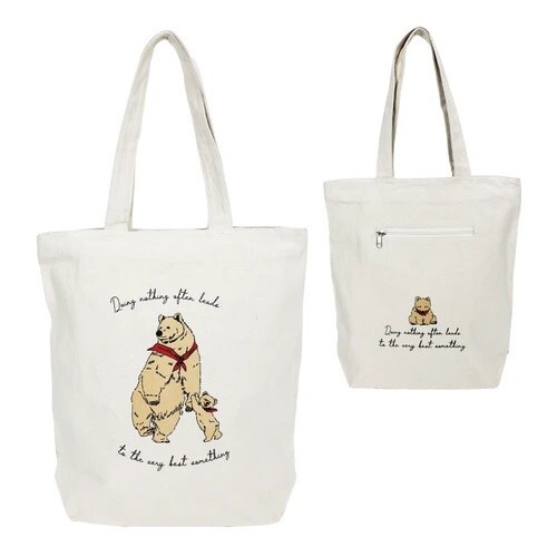 POLKA POLKA Eco-Friendly Reusable Stylish Bag with Zipper shopping school work