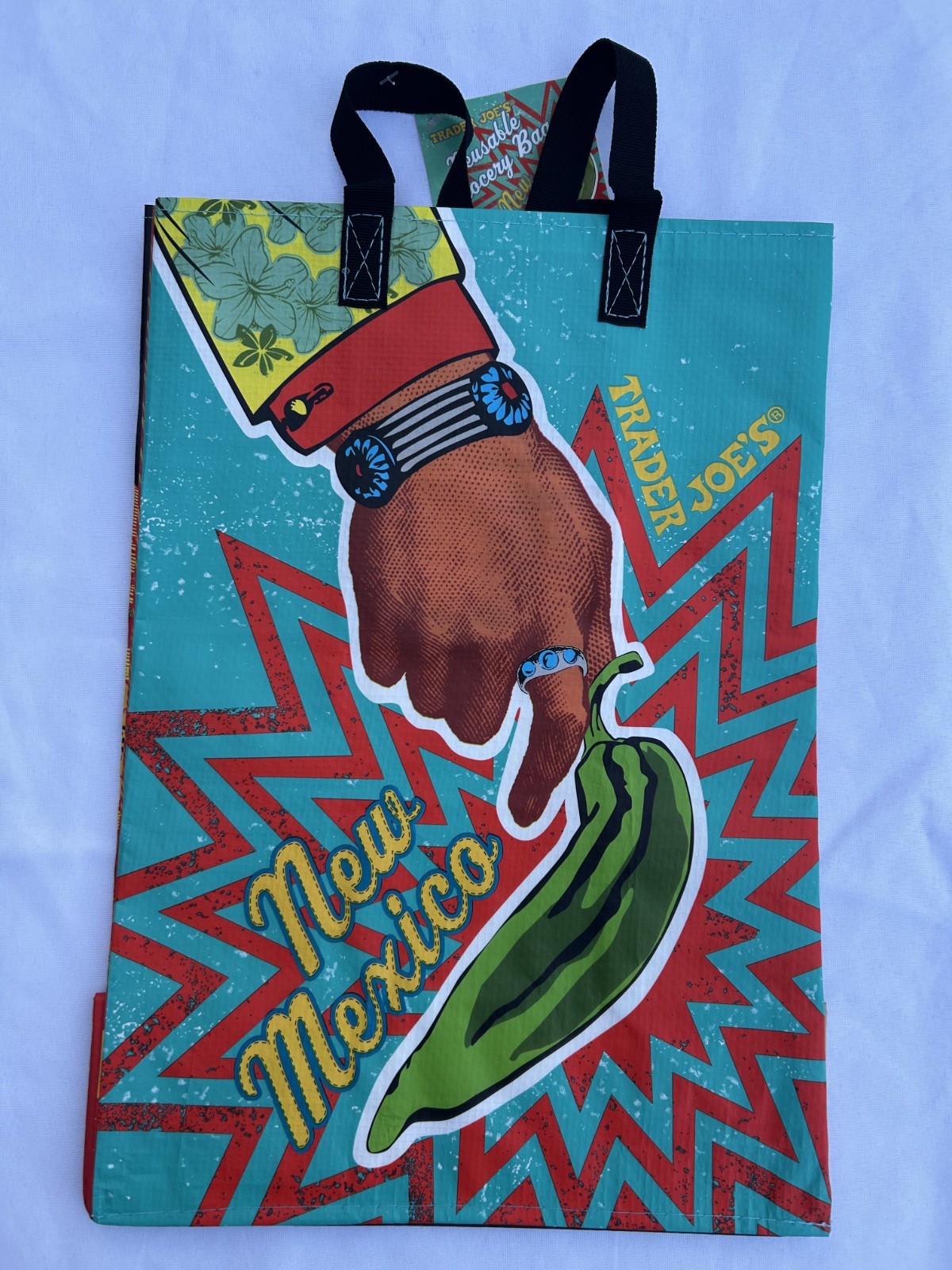 Trader Joe’s Mystery Pack Reusable Tote Bag New w/ Tags Collectible New Mexico