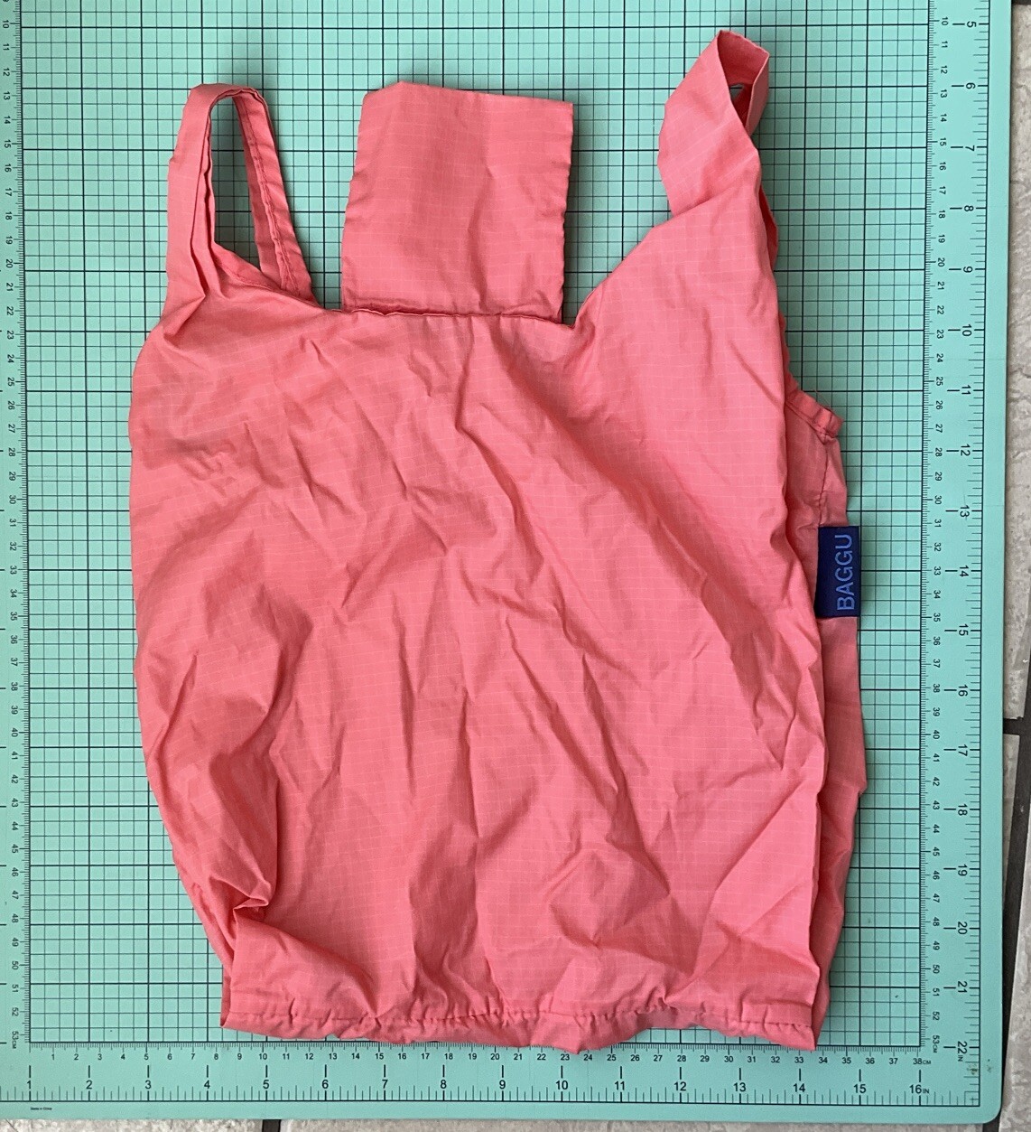 Baggu Reusable/Farmers Market Bag Baby Size Pink Salmon Colored-Customized!