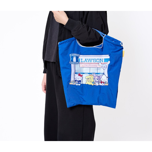 [US Tax Paid] Ball&Chain Lawson Sanrio 50th Embroidered Tote Bag Blue NEW