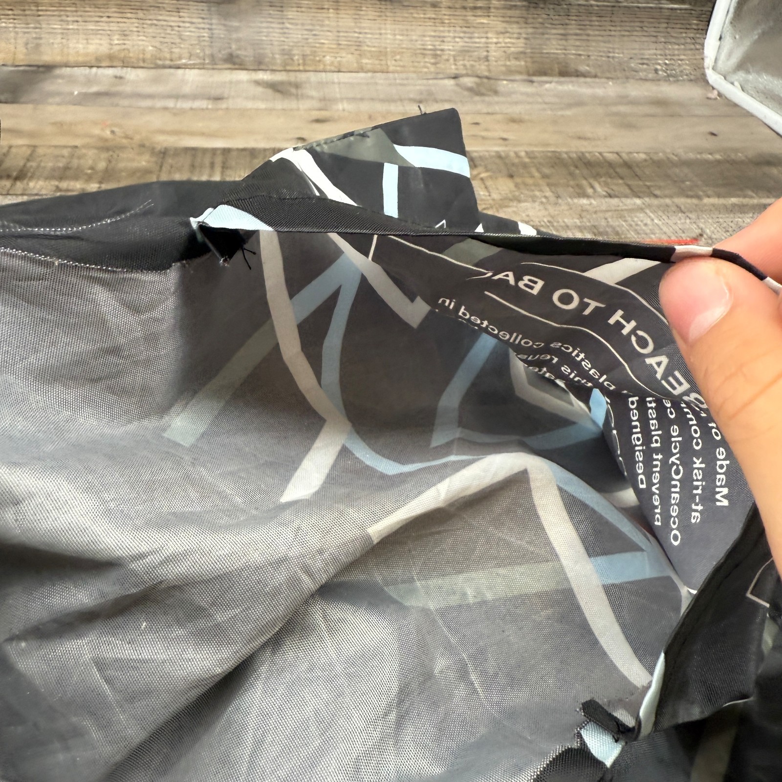 Macys X OceanCycle From Beach To Bag Starburst Rising Star Reusable Shopping Bag