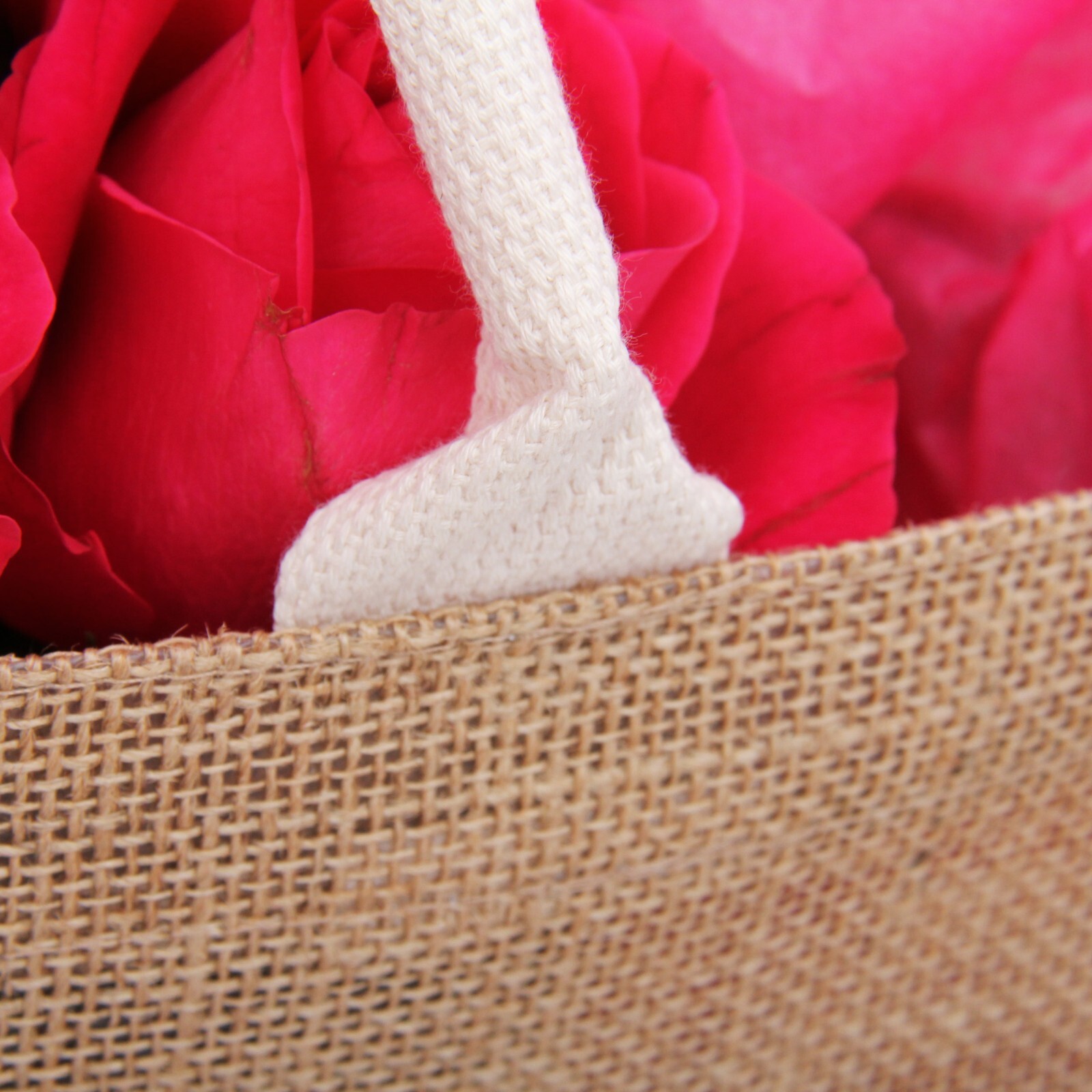 Threadart Jute Tote Bags Fine Burlap Reusable Bridal Shopping Beach – Bulk Packs