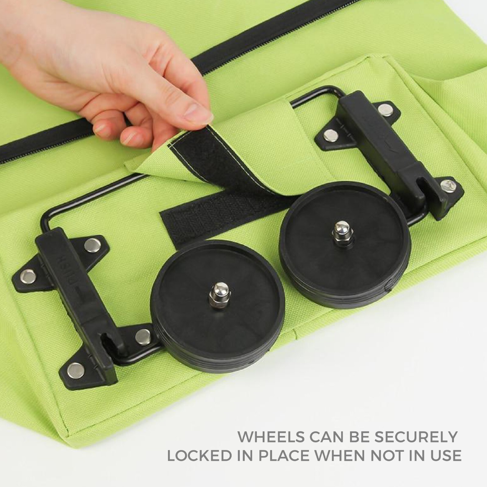 Expandable Adjustable Shopping Tote Bag with Wheels Holds Up to 20Kg 5 Colours