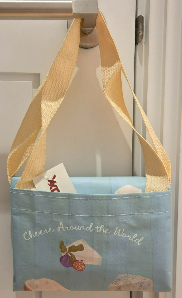 NWT TJ MAX – Cheese Around the World – Large Reusable Shopping Tote Eco Bag