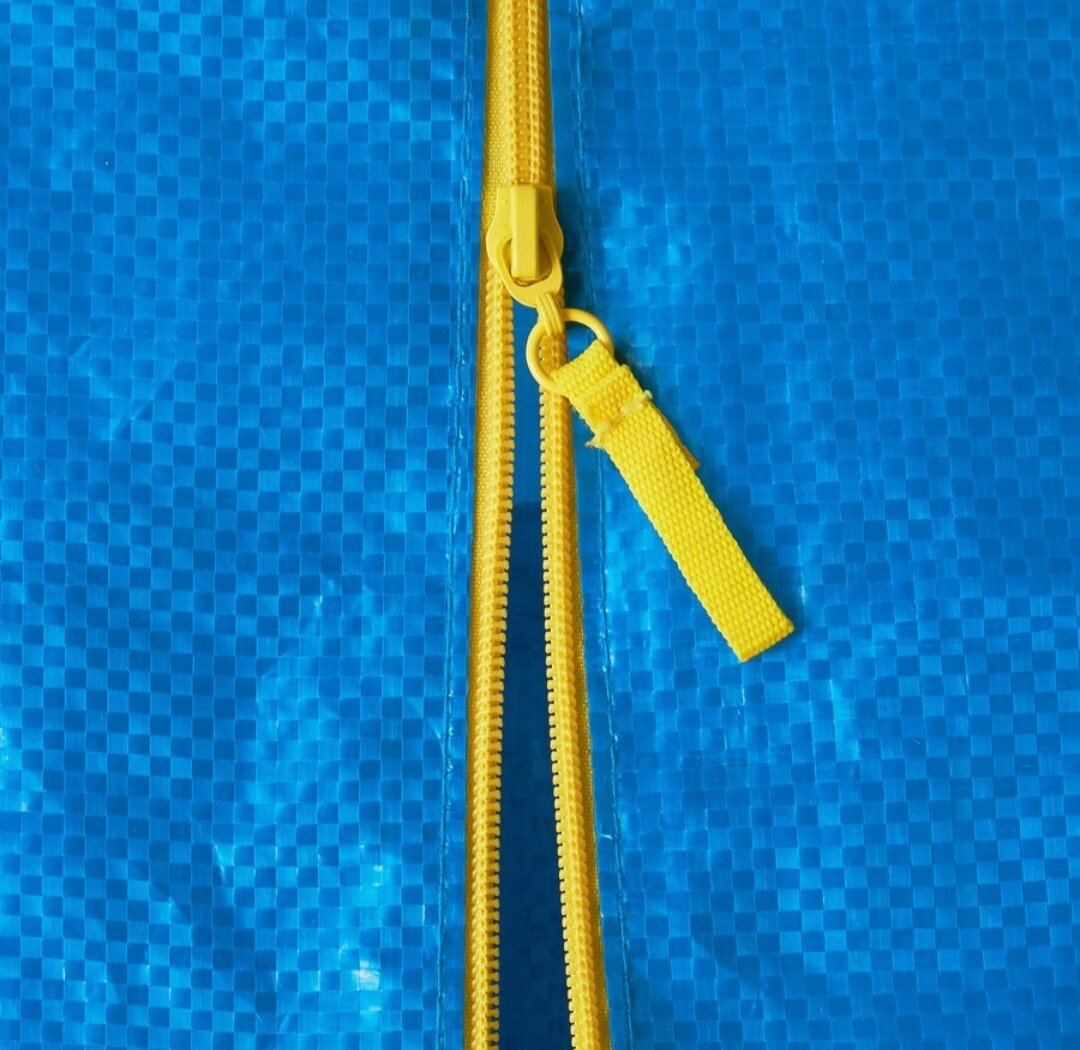 IKEA Thailand Official FRAKTA Large Blue Reusable Shopping Laundry Carrier Bag