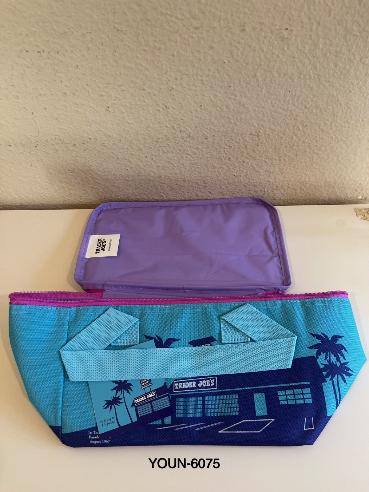 Trader Joe’s New Mini Insulated Bags Lavender and Ocean Blue – FAST SHIP