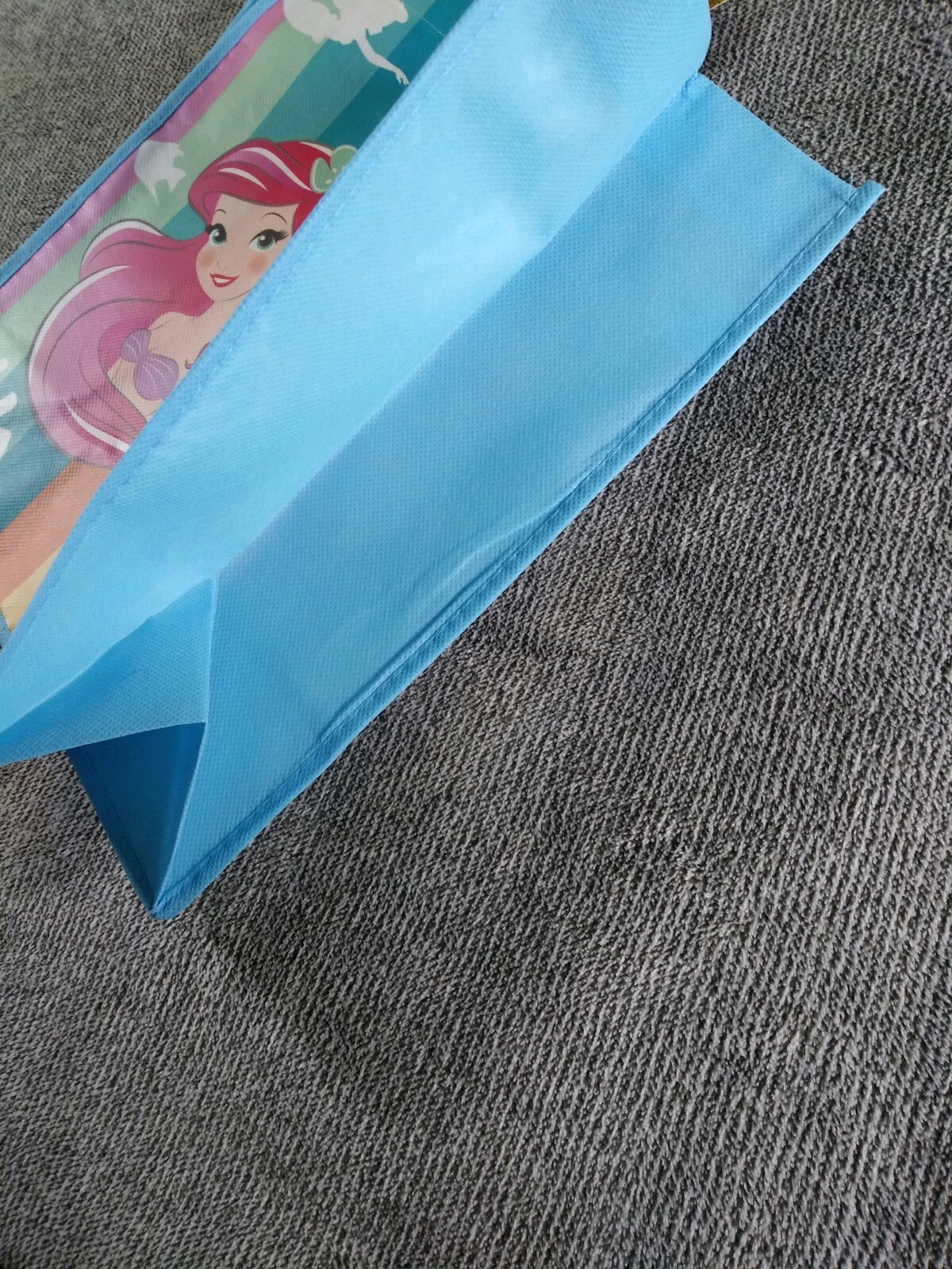 4X Disney Little Mermaid reusable Handle tote bags Fill toys in,Party,Beach Bag