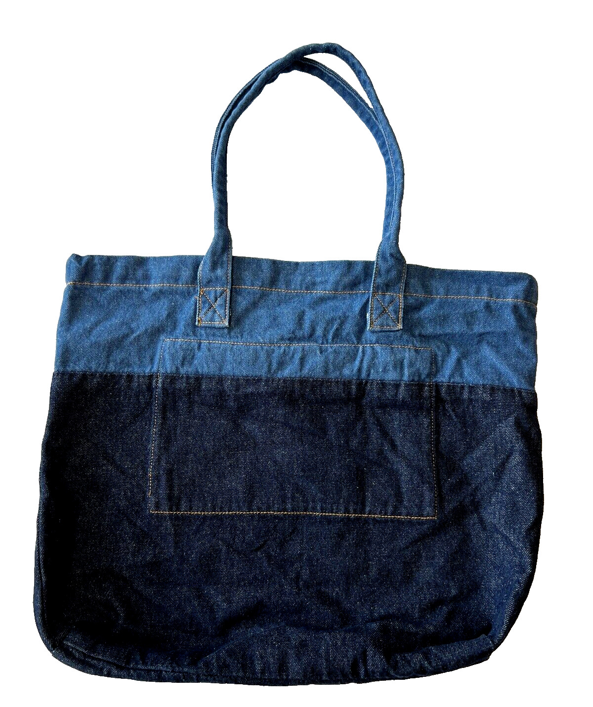 IKEA MAVINN Denim Bag Blue 13½ x 13¾” New 405.520.37