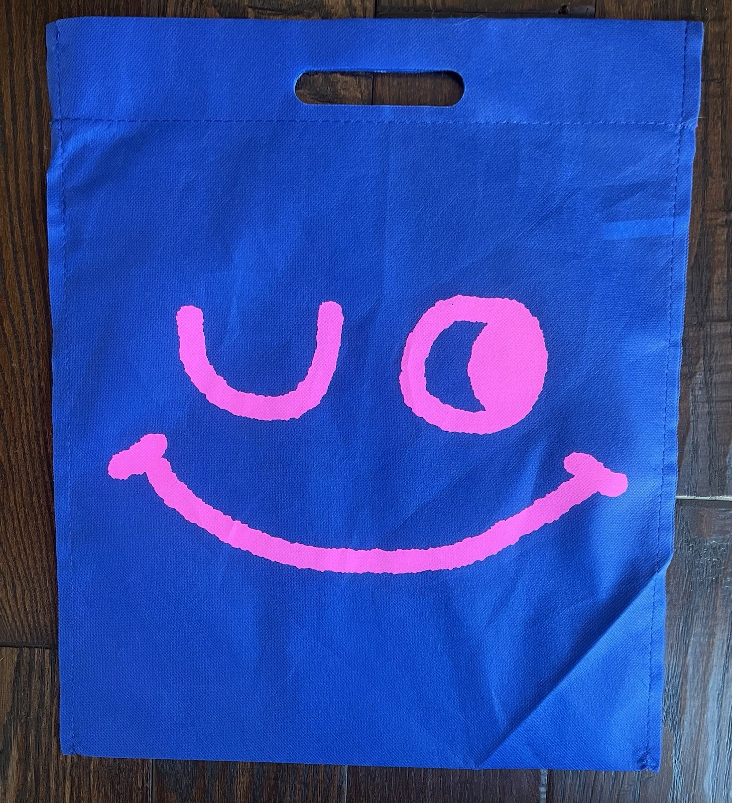 2 URBAN OUTFITTERS REUSABLE SHOPPING BAG TOTE Blue 17.5″ x 14″