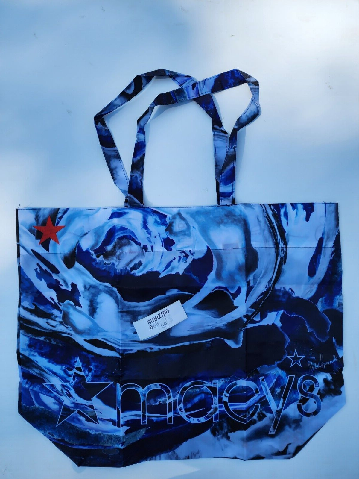 MACY’S Reusable Shopping Tote Bag Made from Recycled Plastic from The Ocean