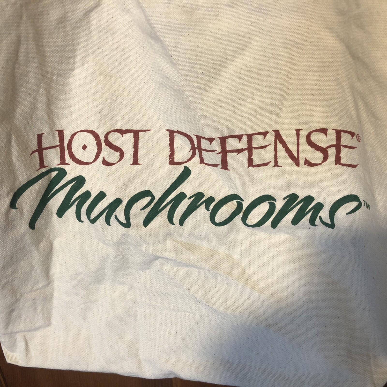 Host Defense Organic Mushrooms Canvas Tote Bag Rare