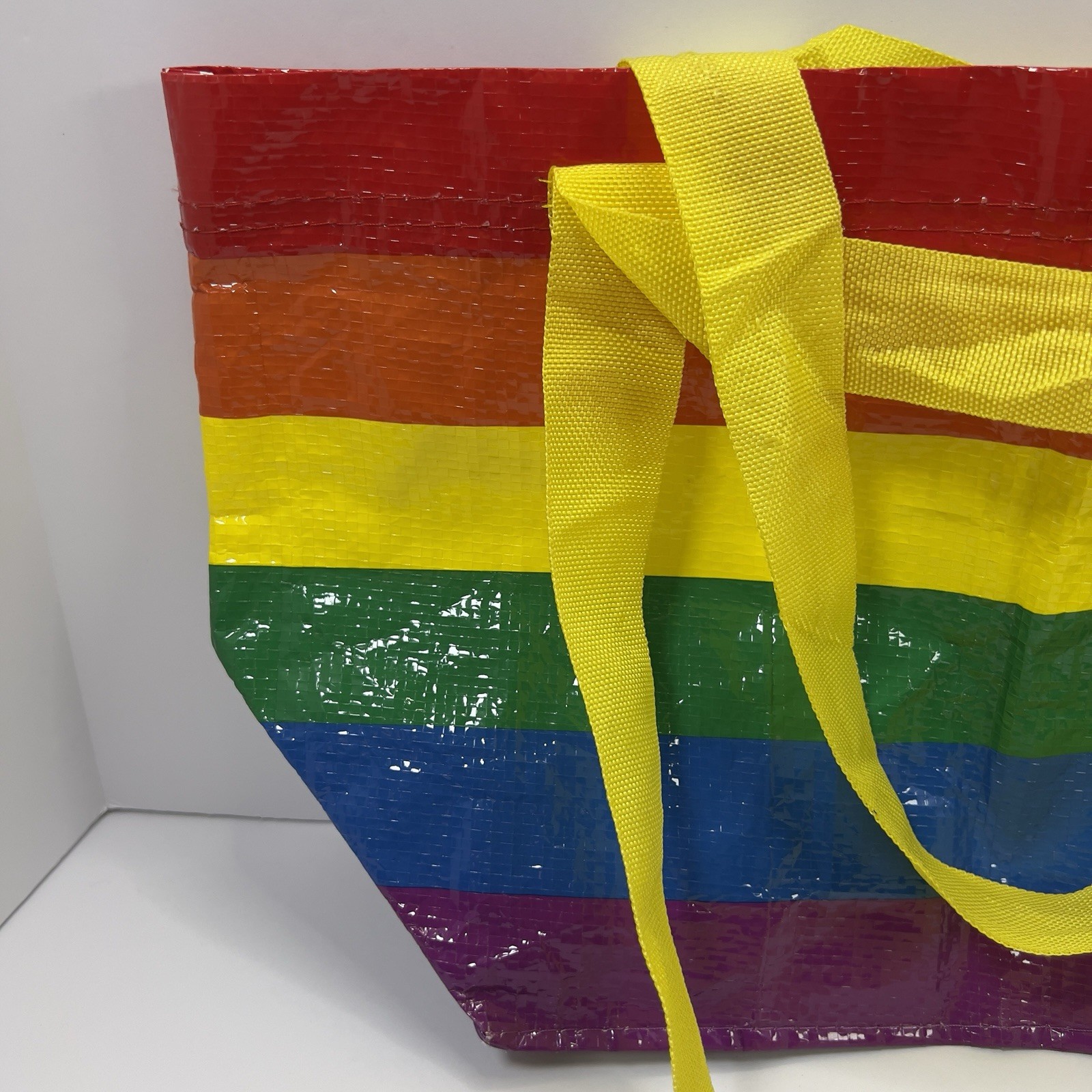 IKEA Storstomma Small gay Pride Bag Rainbow Reusable Shopping Tote LGBTQIA
