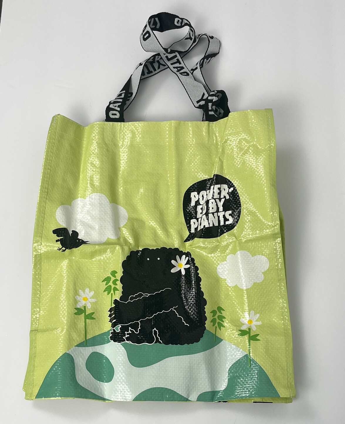 Oatly Shopping Bag Tote Reusable Market Shopper Dual Strap Carryall 14×12 LOT 2