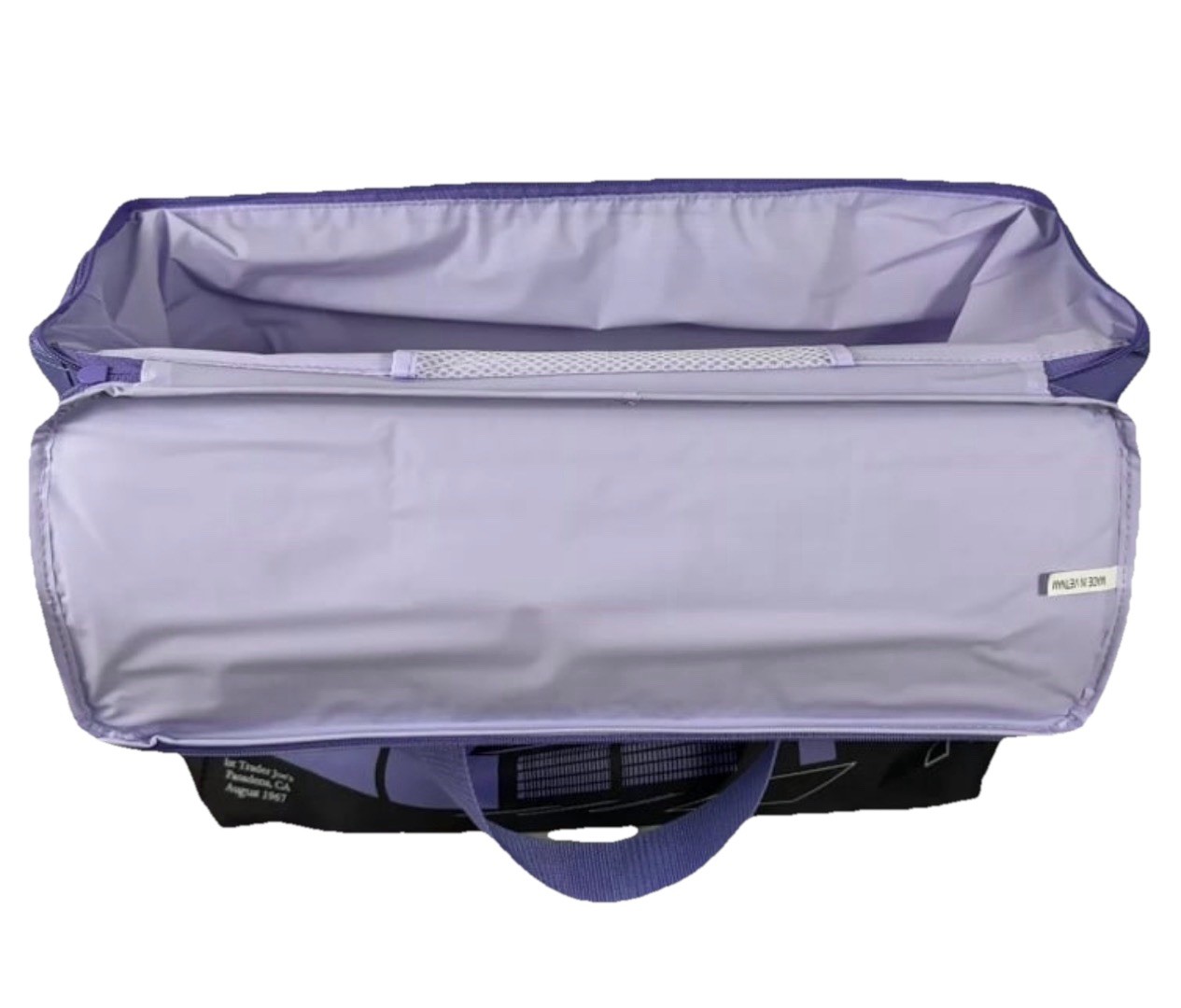 Trader Joe large 2024/2025 Dark Purple Not Lavender RETIRED Insulated LargeTote