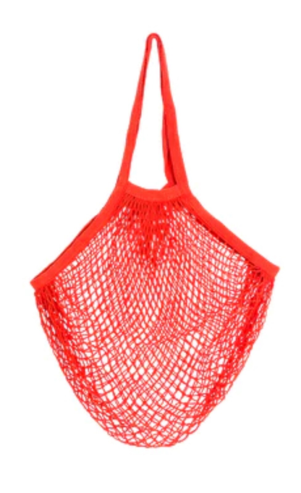 Old Navy Kikkerland Ecofriendly Cotton Market Bag Red W 16” x H 25” Holds 22 lbs