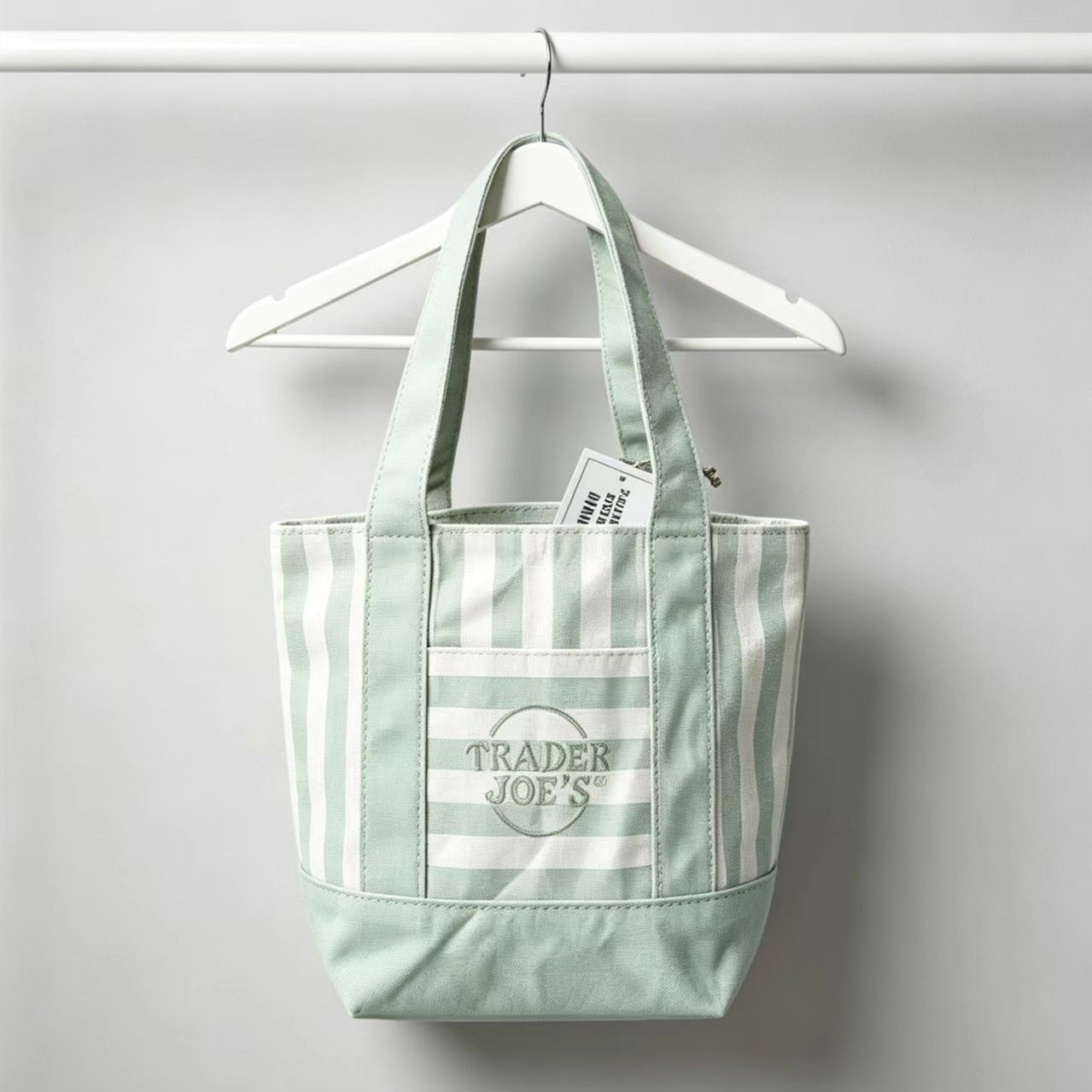 PREORDER ALERT Trader Joe’s Summer 2026 Striped Mini Canvas Totes 5 Colors