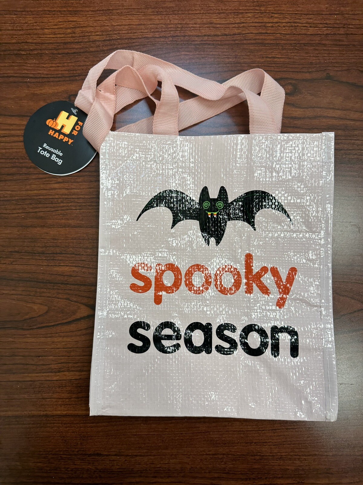 BED BATH & BEYOND – Sm Reusable Tote Bag – Spooky Halloween Trick or Treat- NWT
