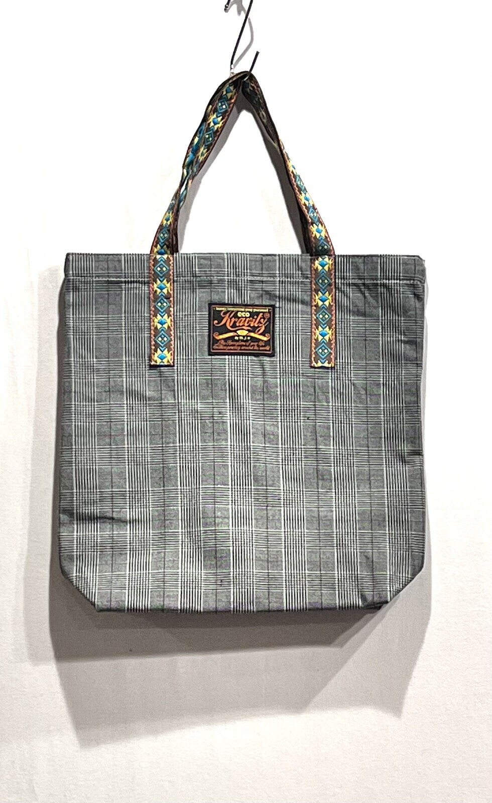 Kravitz Krabag Cotton Eco Tote Shopping Shoulder Hand Bag 13x13in Japan KB1-255