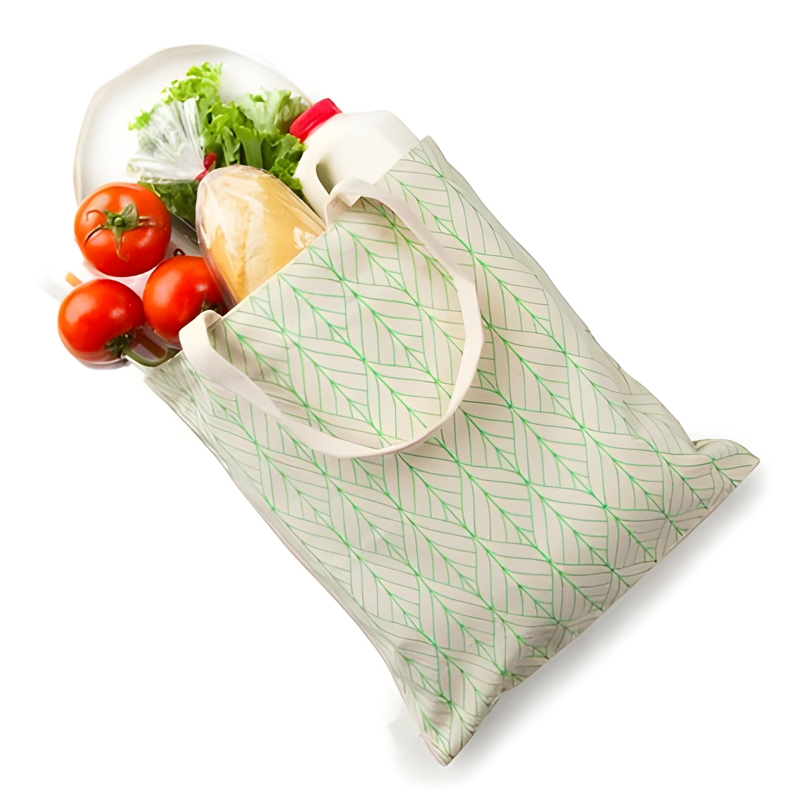 3 Pack Reusable Organic Cotton Canvas Tote Bags Heavy Duty Grocery Shopping Bag