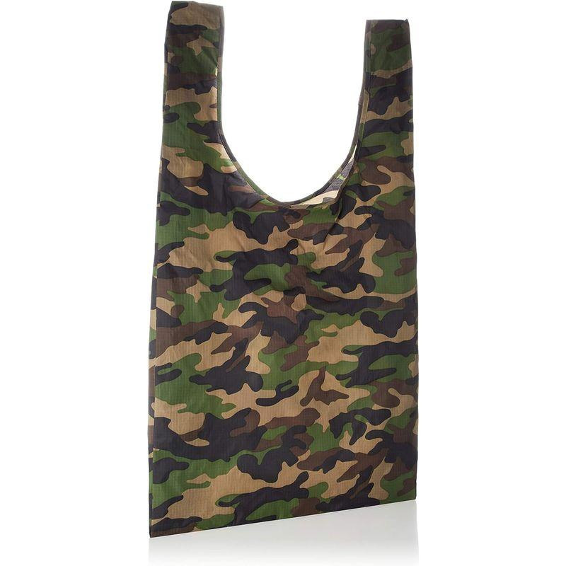 BAGGU Big Size 53x47x16.5cm Camouflage Reusable Shopping Eco Bag Japan New