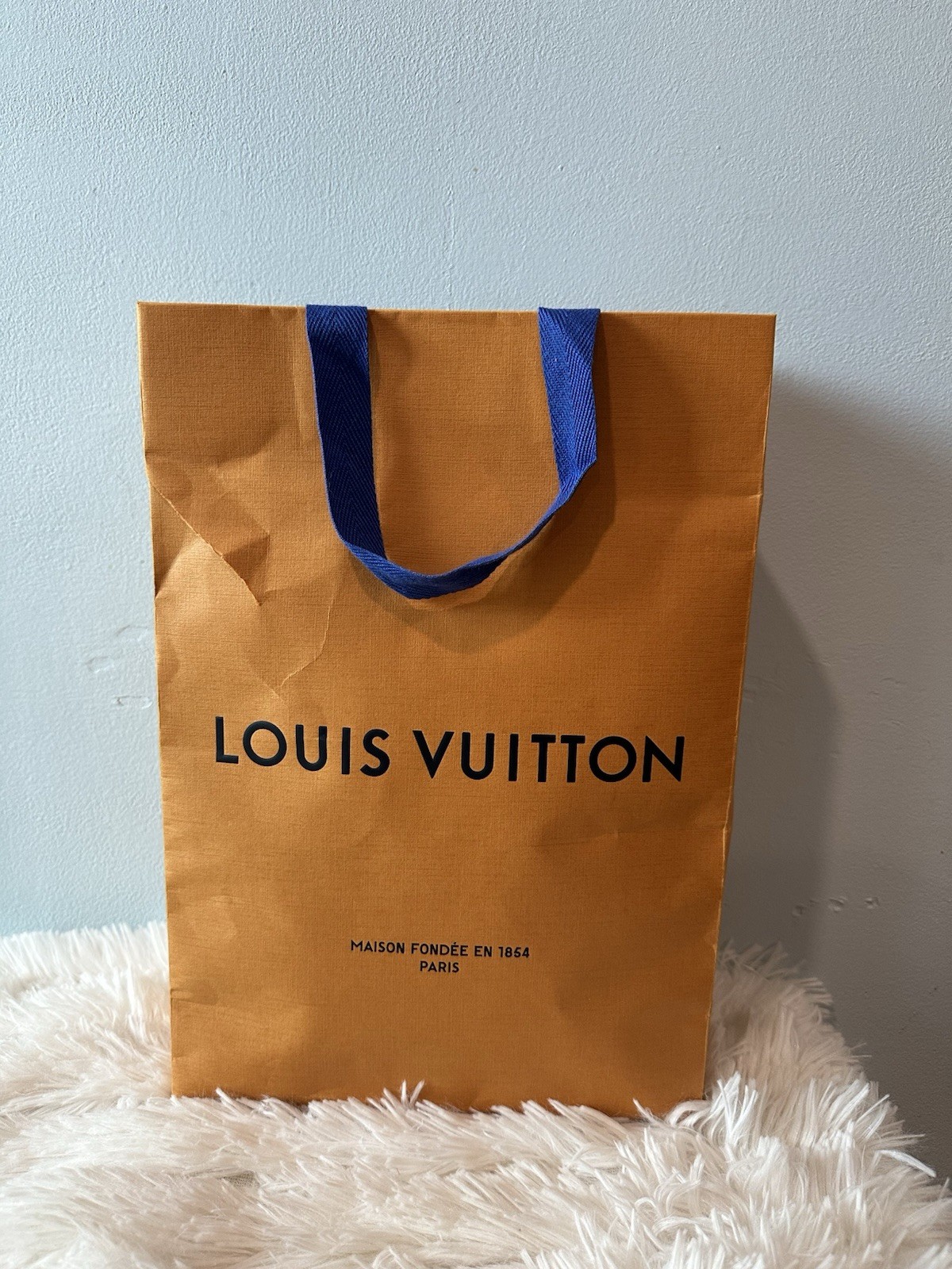 Authentic Louis Vuitton Reusable Shopping Bag Foldable 13x10x4 in