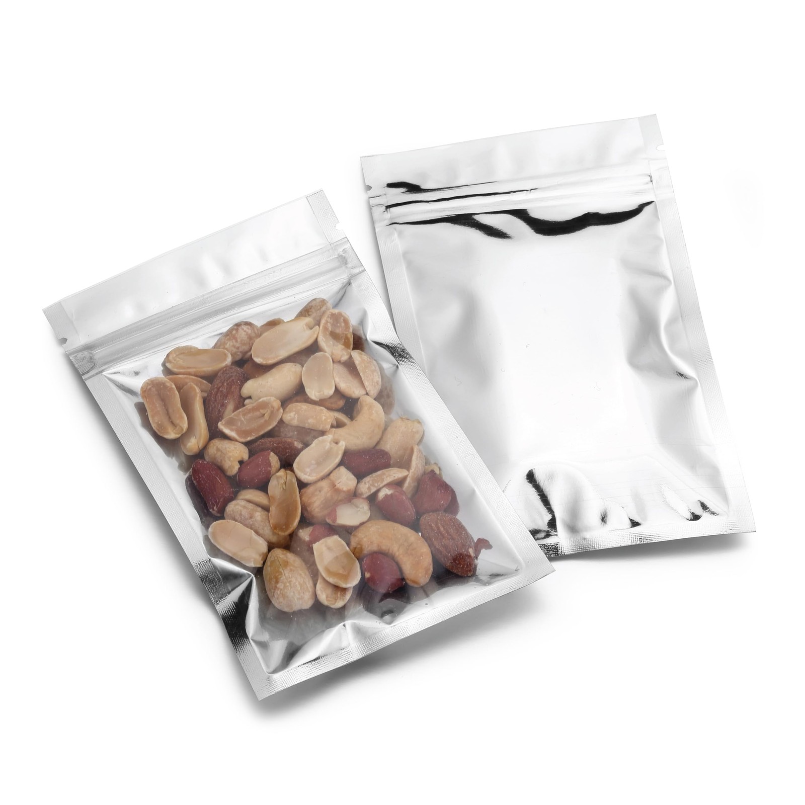 Mylar Bags With Ziplock 3.3 X 5.5ย | 100 Bags | Sealable Heat Seal Bags For …