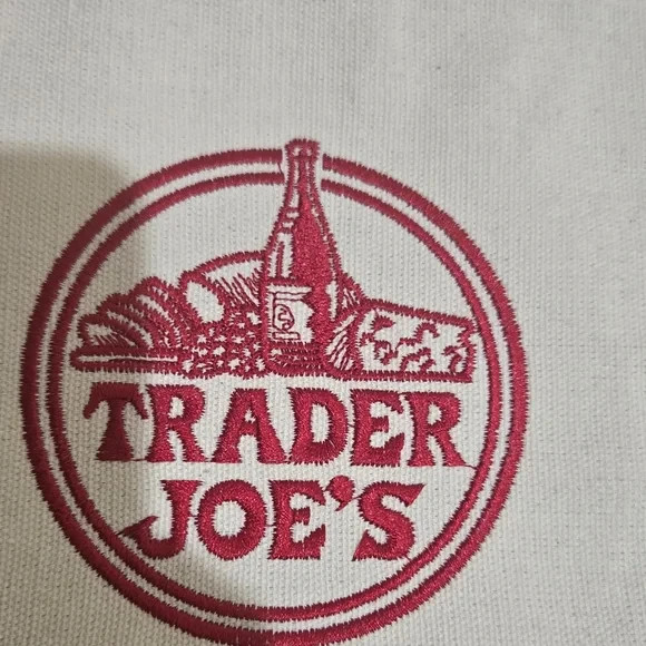 Trader Joe’s Blue Classic Canvas Large Cotton Tote Bag- Made in Vietnam