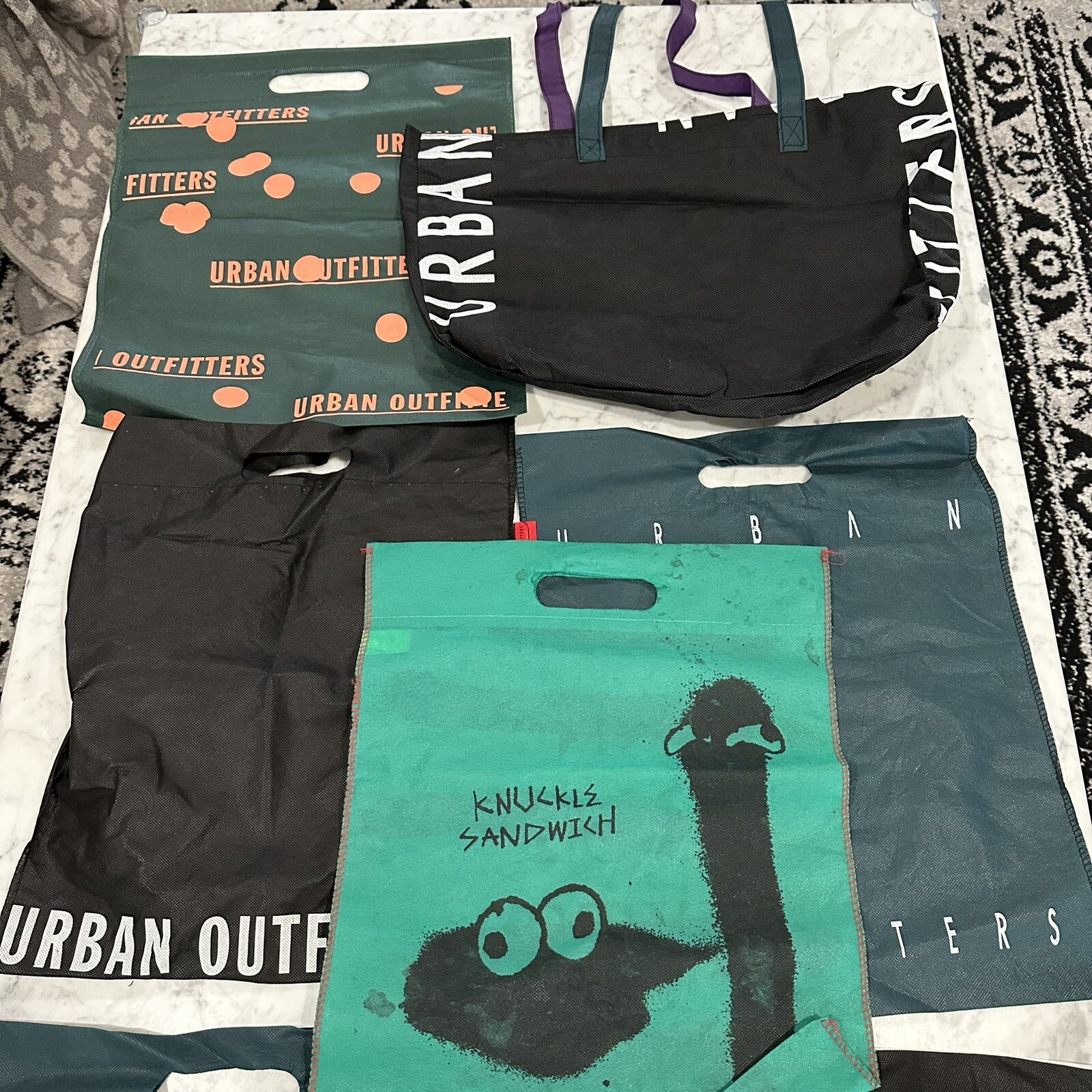 Urban Outfitters Reusable Market Tote Shopping Bags