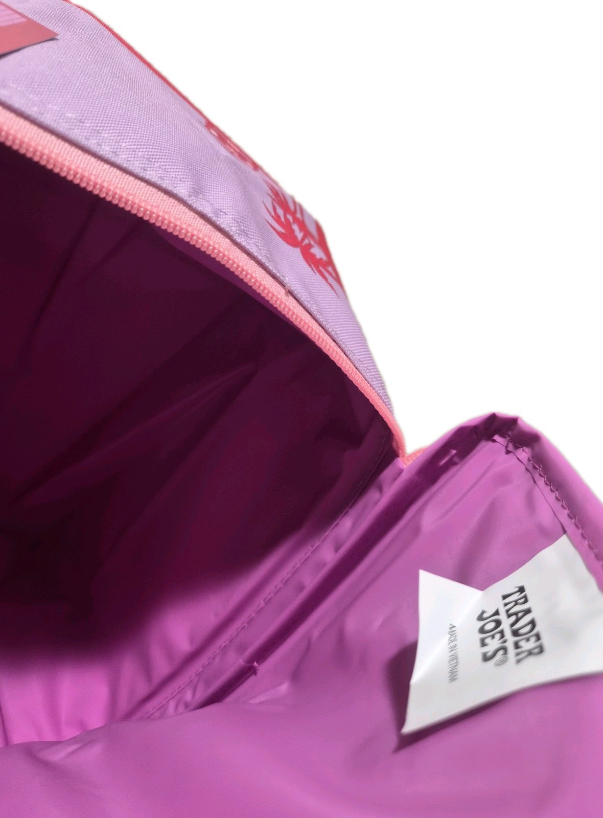 FREE SHIPPING]Trader Joe’s Mini Insulated Bag,SET OF 3:Pink Stripe, Violet, Blue