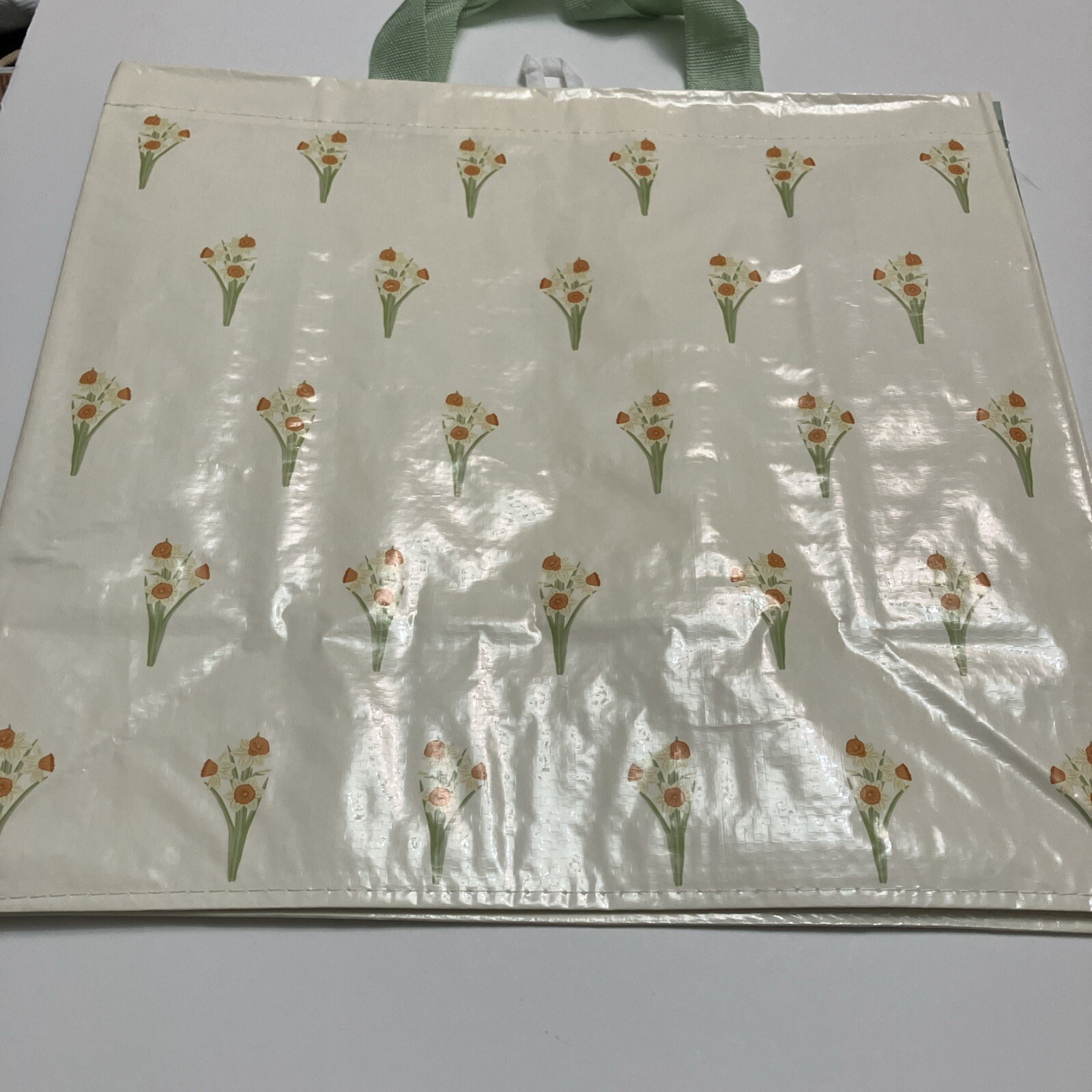 Tesco Daffodils Tote Bag Spring Daffodil White Yellow 2025 Flower New