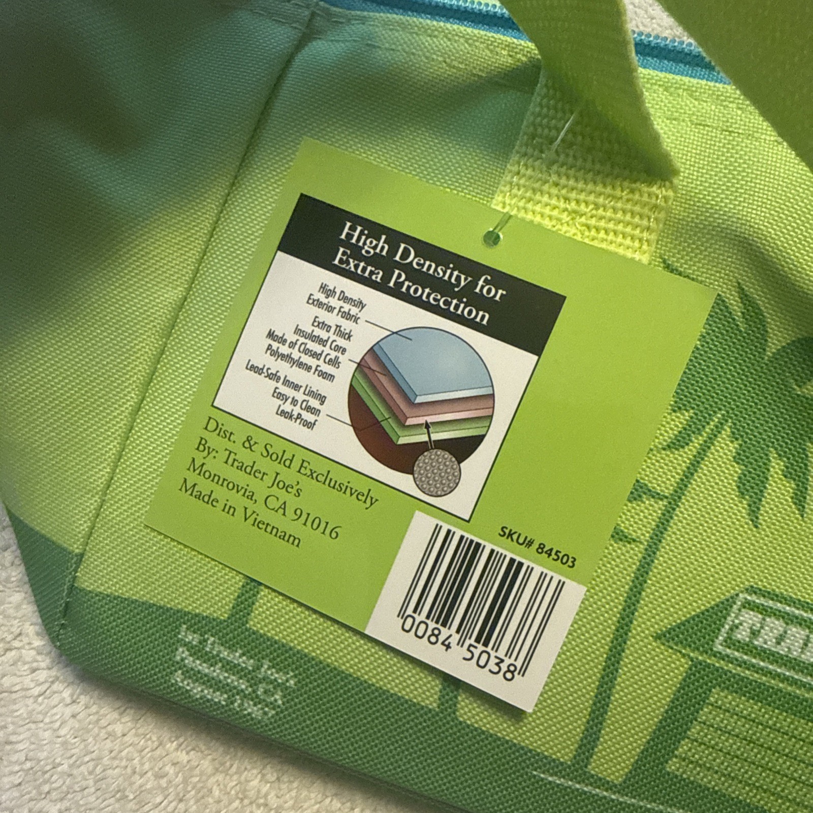 Green Trader Joe’s 2026 Mini Insulated Tote Fast Free Shipping