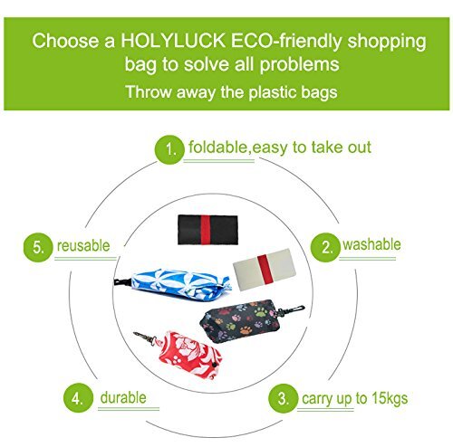 set of 3 Reusable Grocery BagsHeavy Duty Foldable Shopping Bag-sky blue