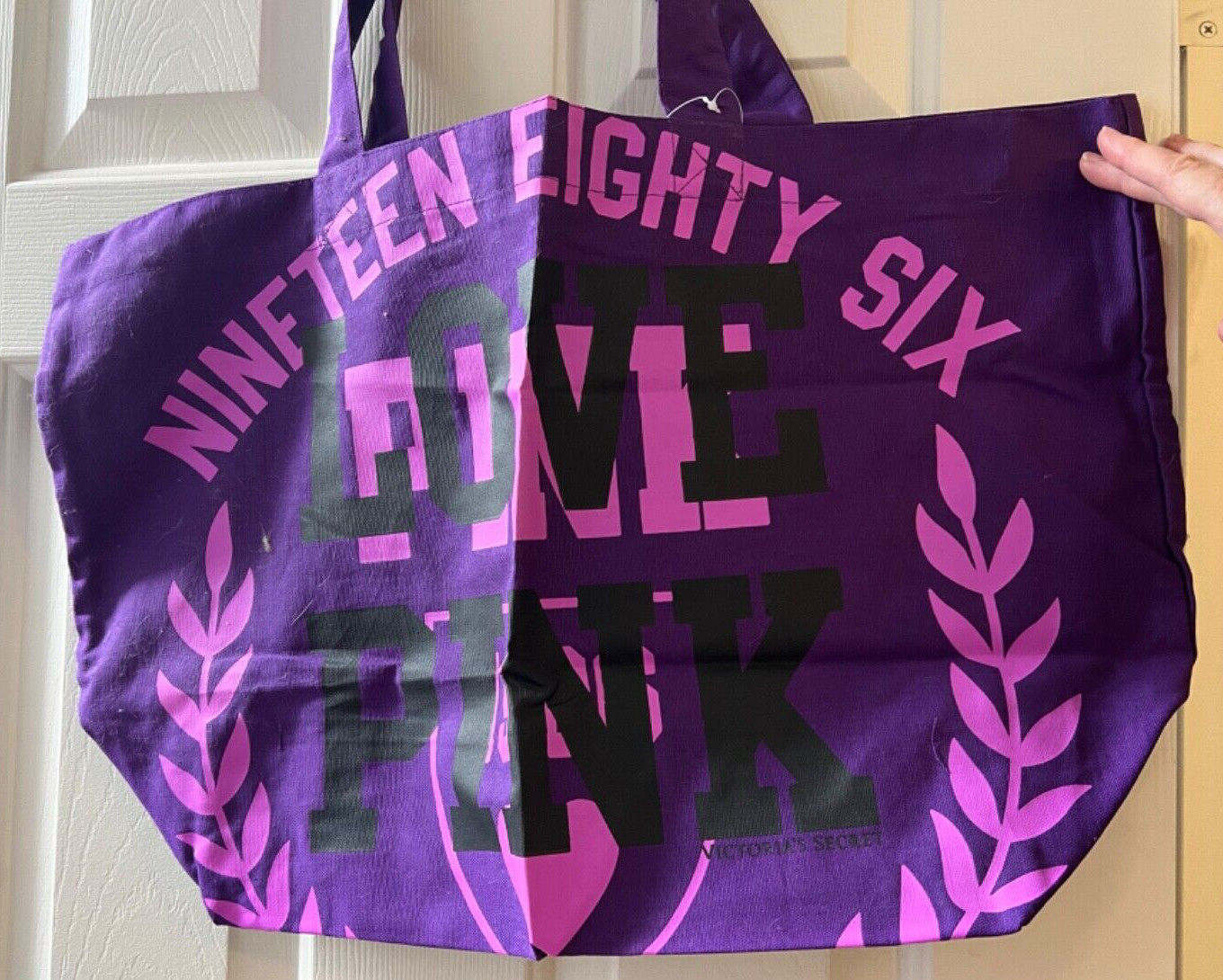 Victoria’s Secret/Pink Tote In Purple Color- NEW WITH TAG