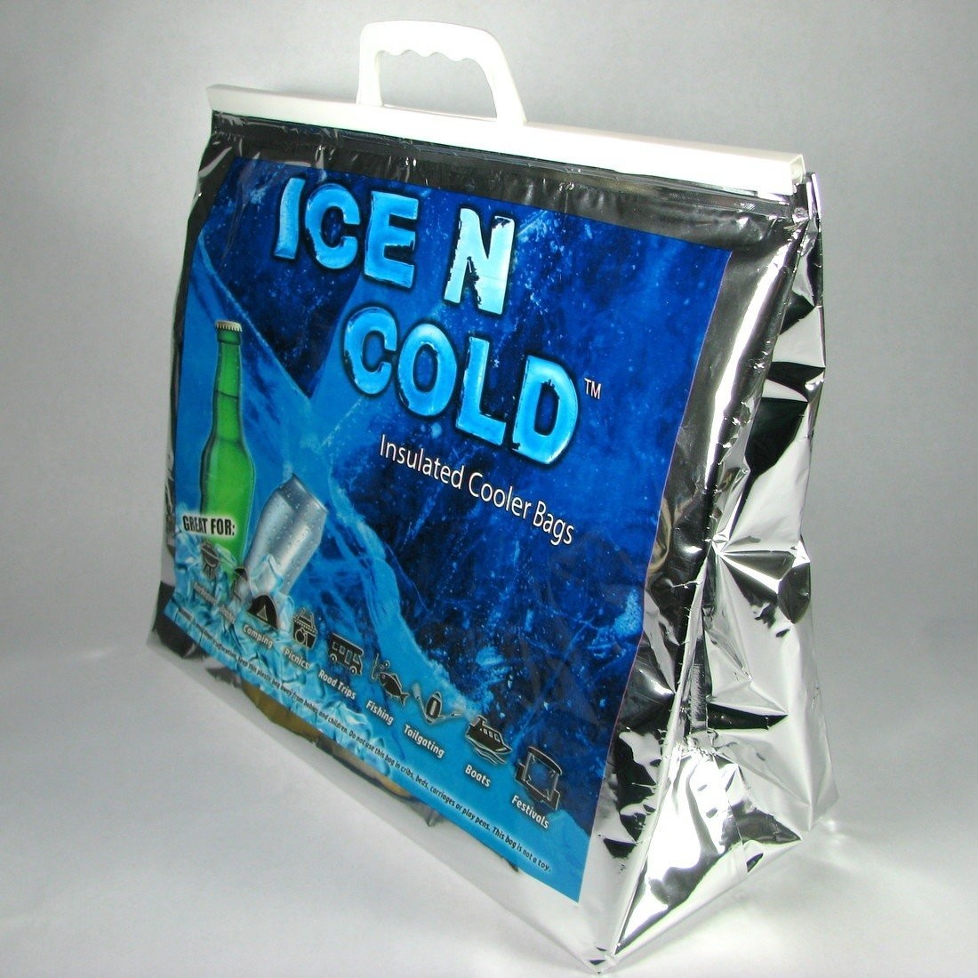 Insulated Picnic/Shopping Cooler Bags, Pack of 5, Lightweight Soft Collapsibl…