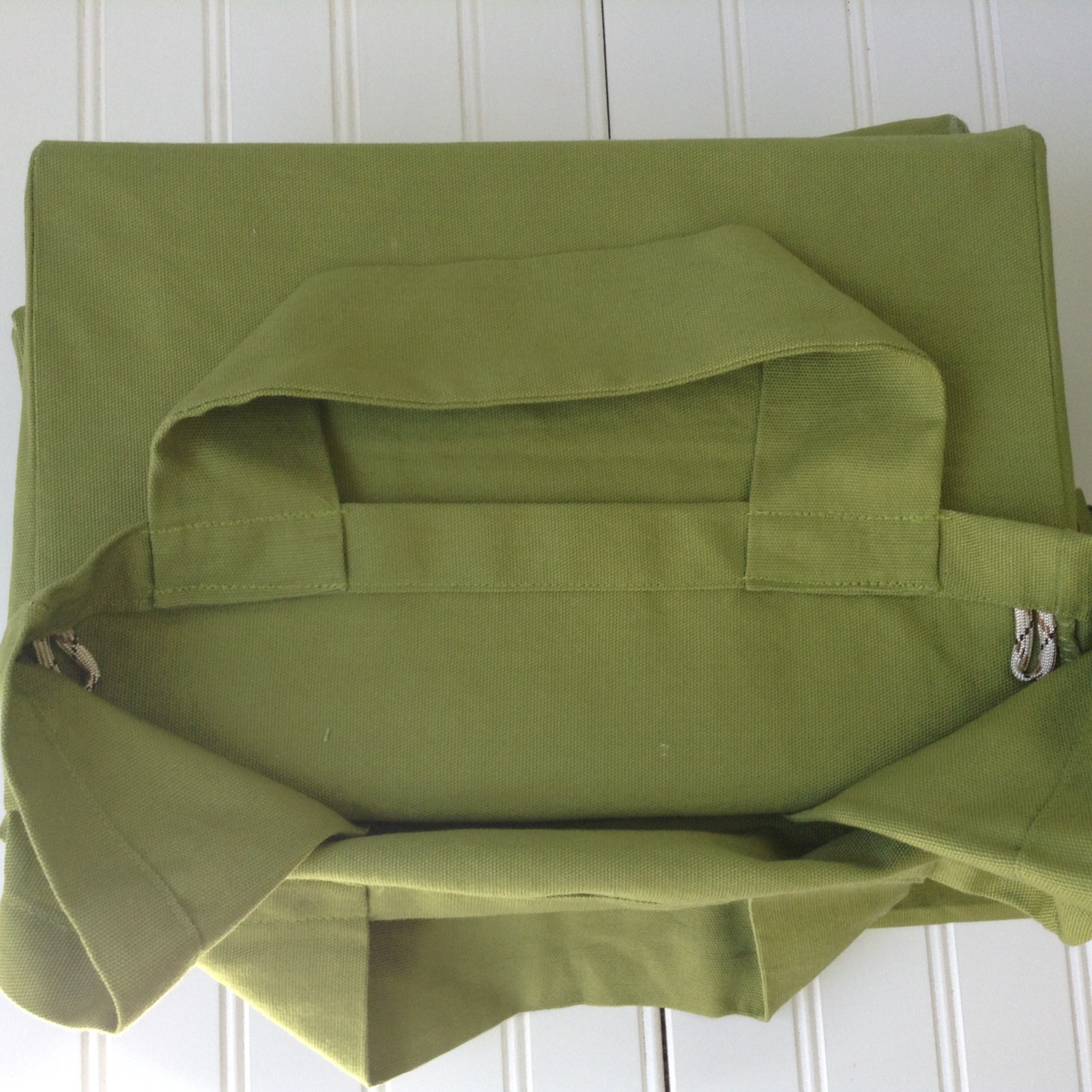 NEW – SET OF 5 HANDMADE LIGHT-MEDIUM WEIGHT COTTON TOTES / GROCERY BAGS