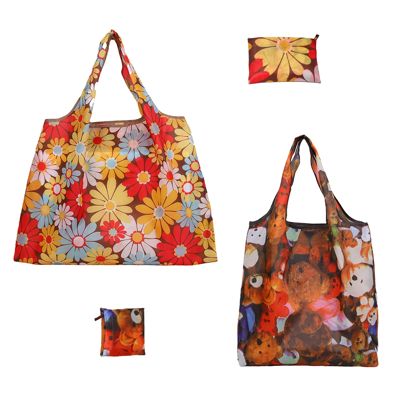 2-Piece Reusable Grocery Bags,Shopping Bags,Grocery Bags Reusable Shopping 60+Po