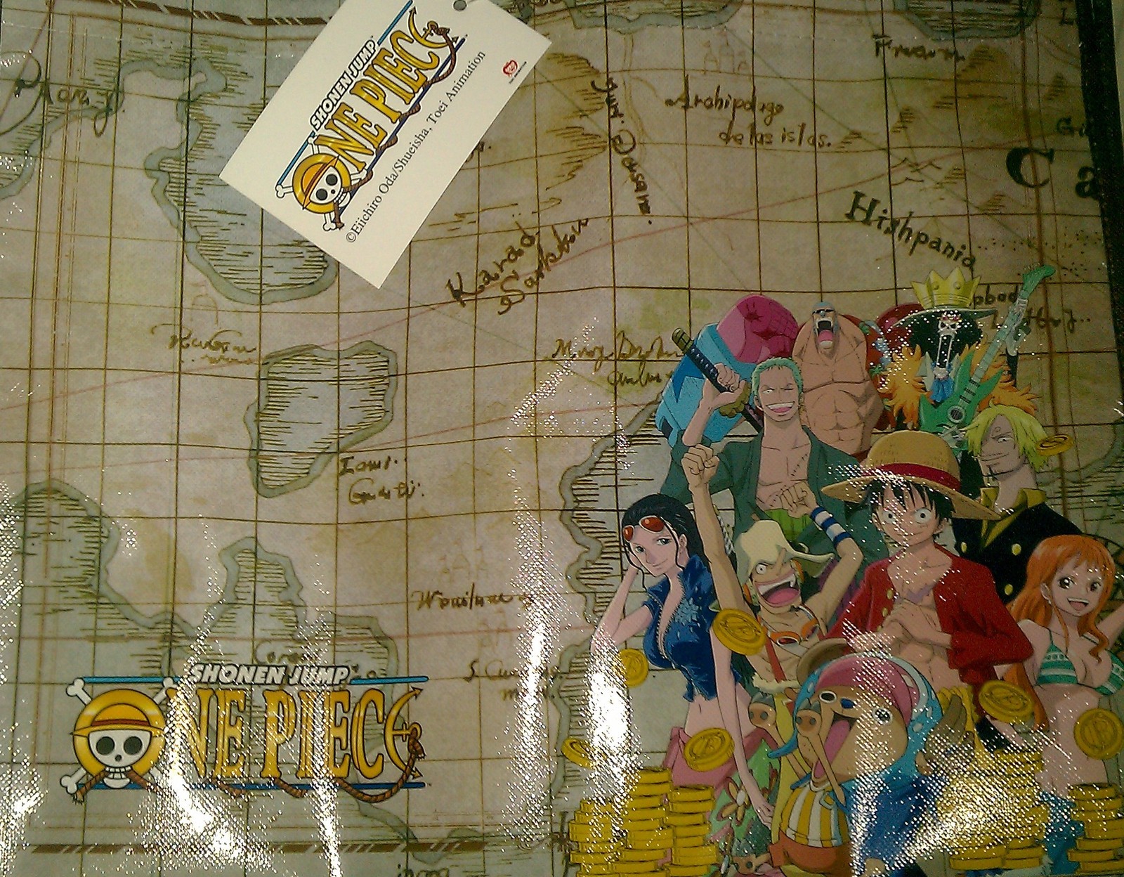 ONE PIECE PROMOTIONAL REUSABLE ECO SHOPPING BAG BY MARUKAI & TOEI ANIMATION