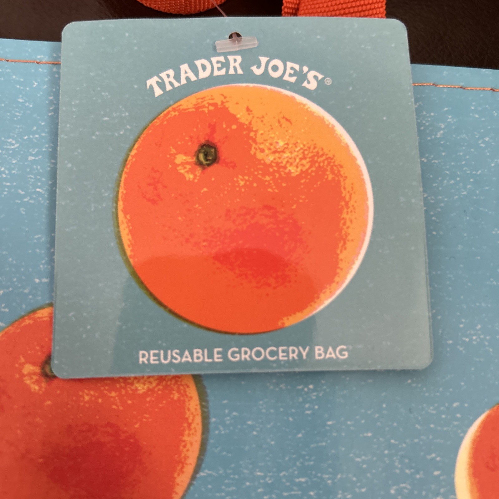 New Trader Joe’s Reusable Grocery Bag, Florida Theme, 6 Gallons Capacity