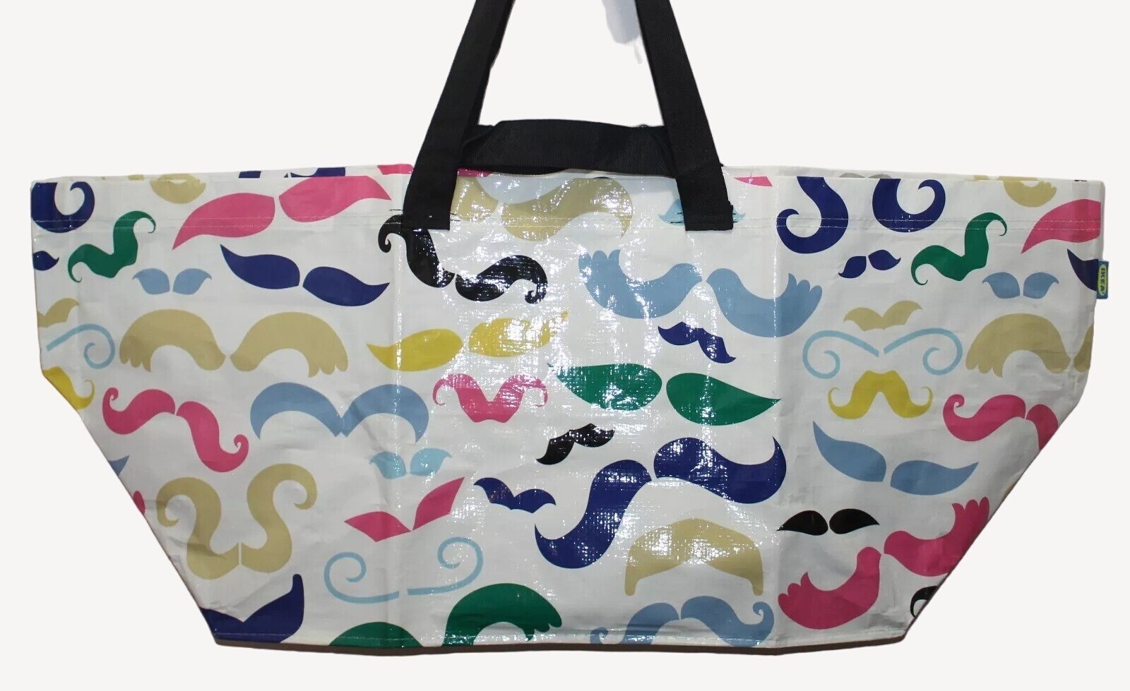 2 IKEA Mustache 19 Gallon Frakta Storage Bags Laundry Shopping Banglig Tote