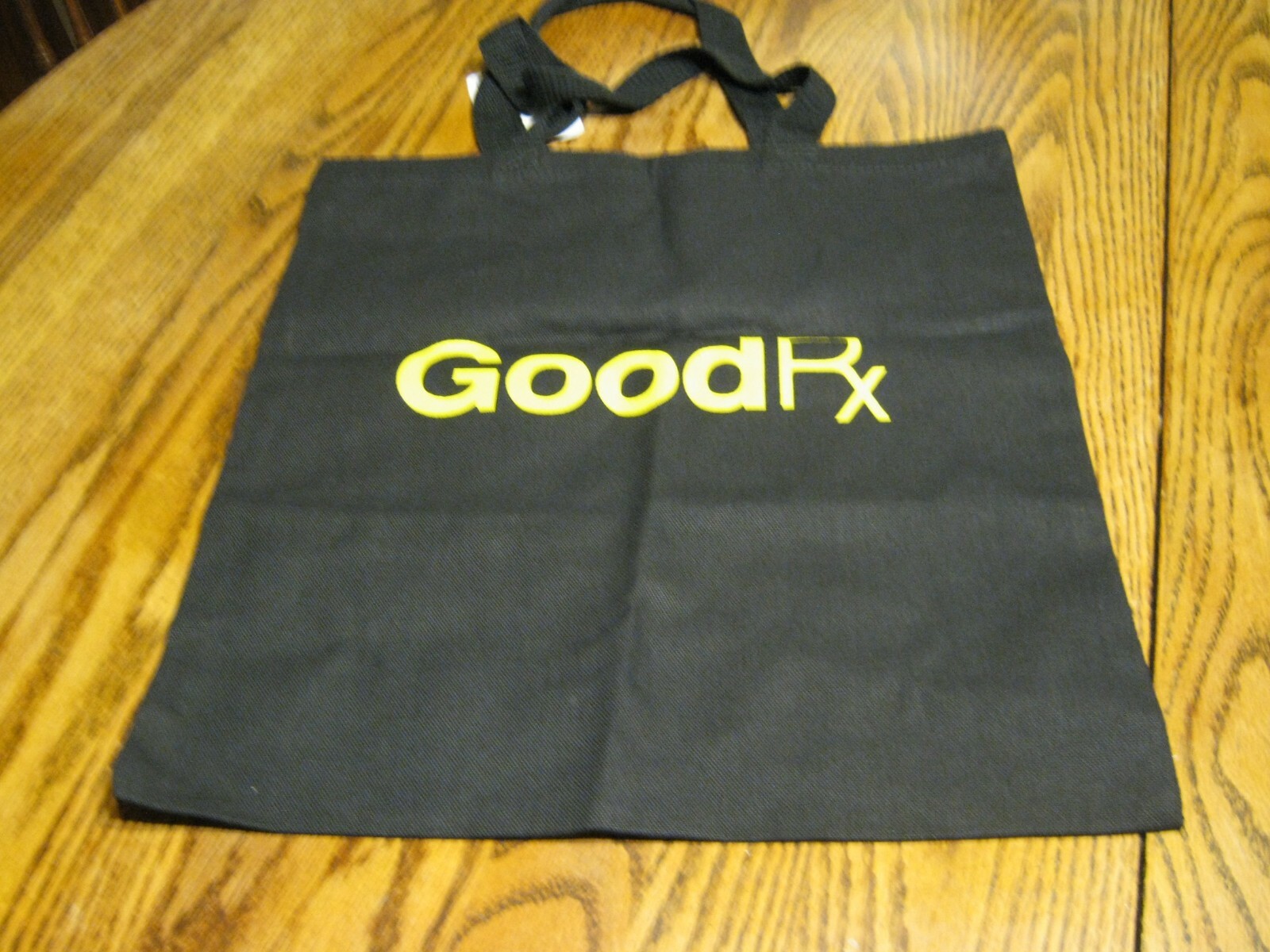 Good RX Advertising Tote Bag Black Shopping Cloth Bag New