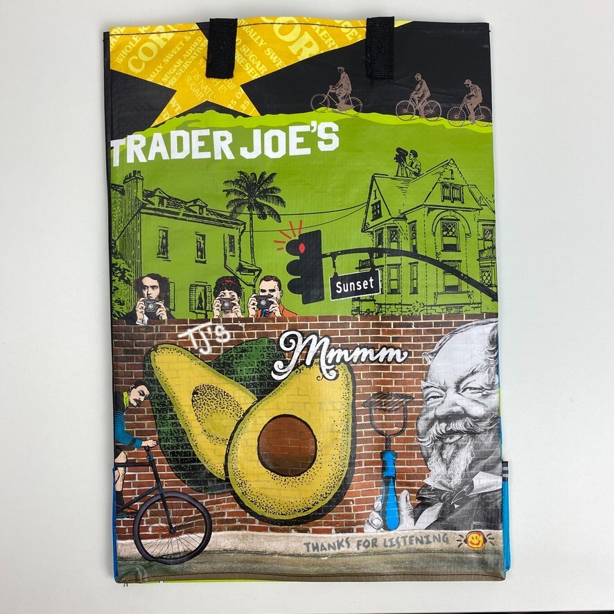 Trader Joes Re-useable Shopping Tote Gift Bag SO CAL Southern California NEW