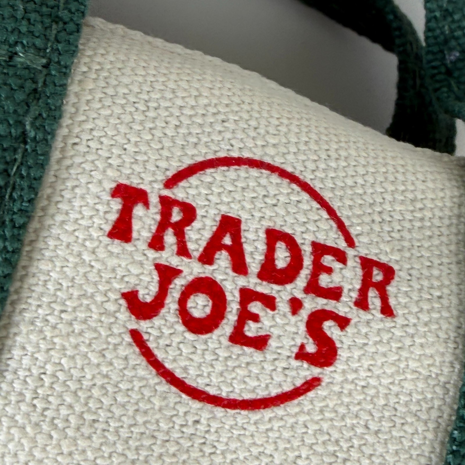 Set of 3 Trader Joe’s Canvas Micro Tote With Storage Bag 2025 Christmas Limited