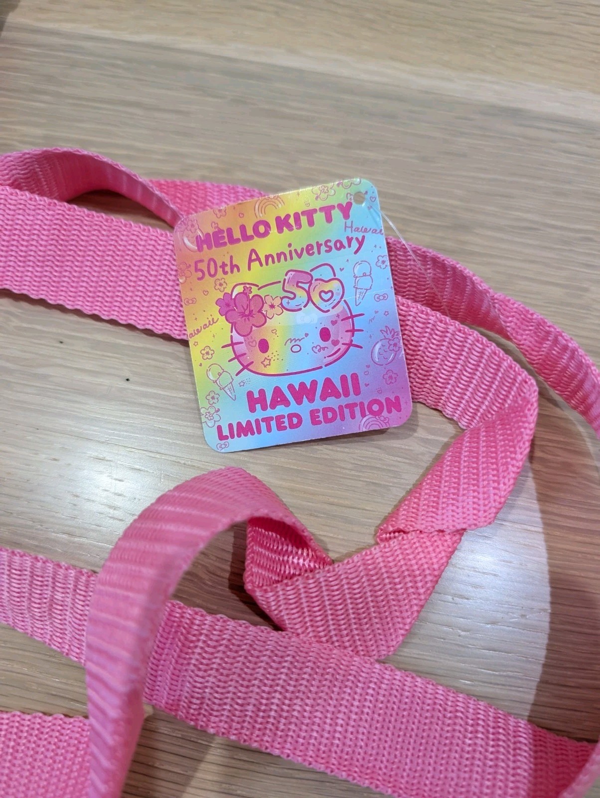 HAWAII Hello Kitty 50th Anniversary Limited Edition REUSABLE SHOPPING BAG TOTE