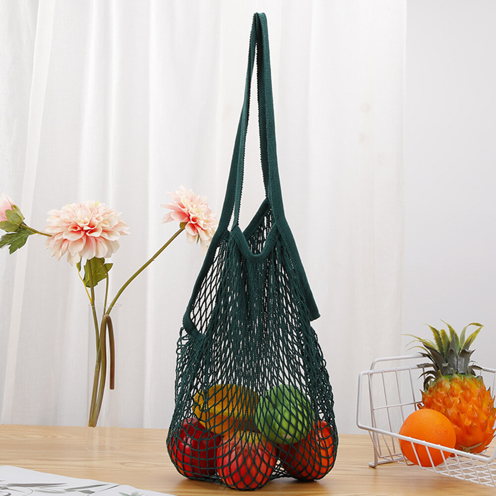Mesh Net Bag Reusable String Shopping Bag Fruit Veg Grocery Handbag Storage Bag
