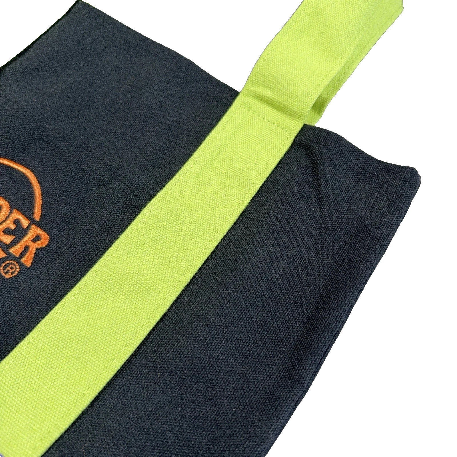 Trader Joe’s Mini Black Green Purple Canvas Tote Bag Iconic Embroidery NEW RARE