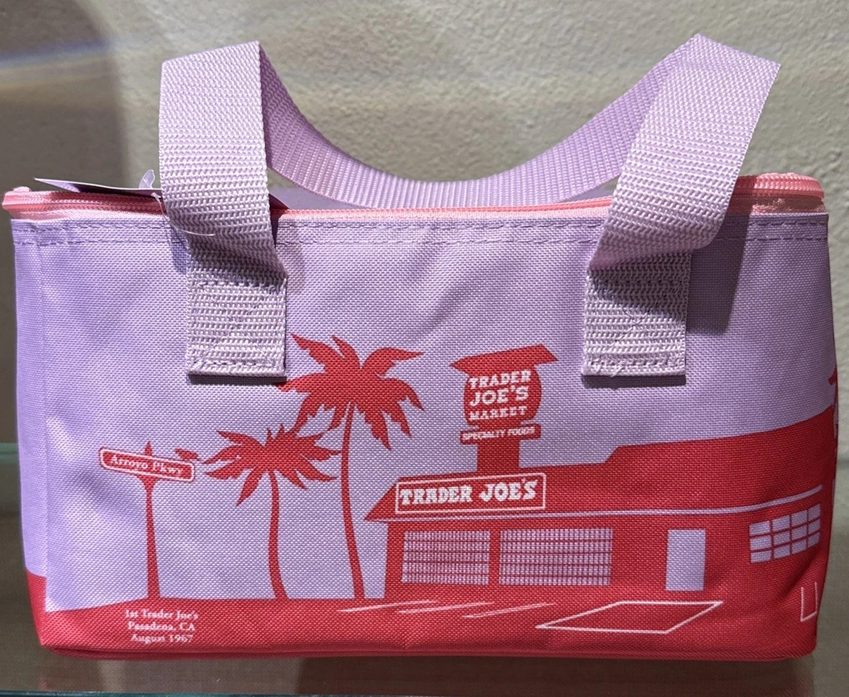 1 Trader Joe’s 2026 Mini Insulated Tote Bag-Lavender