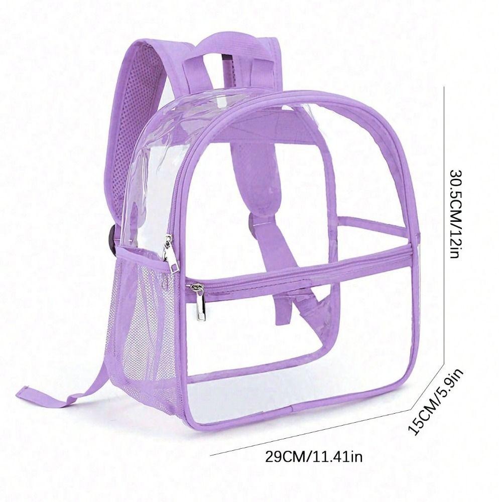 Small Clear Backpack Transparent Pvc Backpack Summer Waterproof Beach Cell Phone