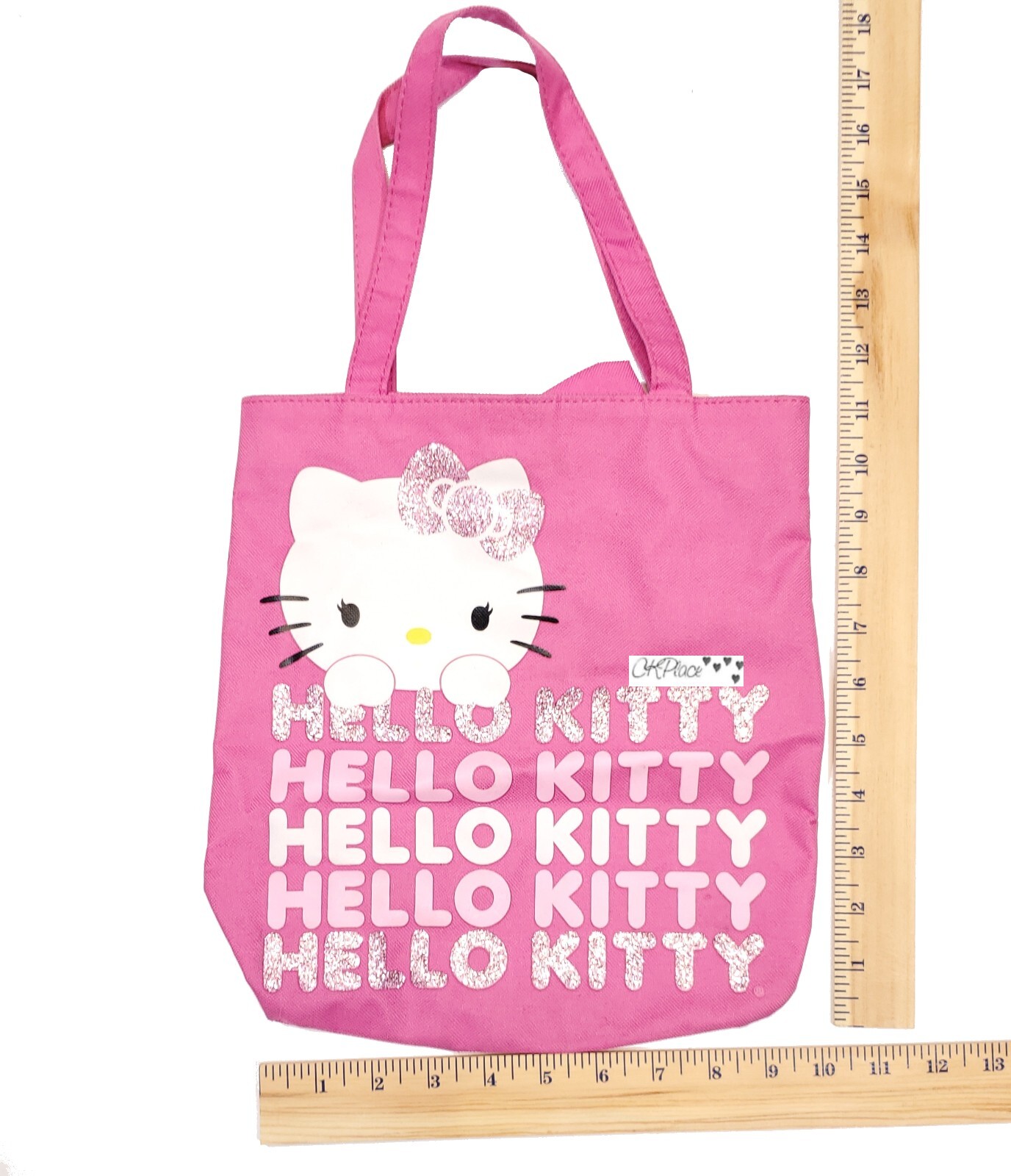 Hello kitty Tote Bag Pink 11″ Width x 10″ Height