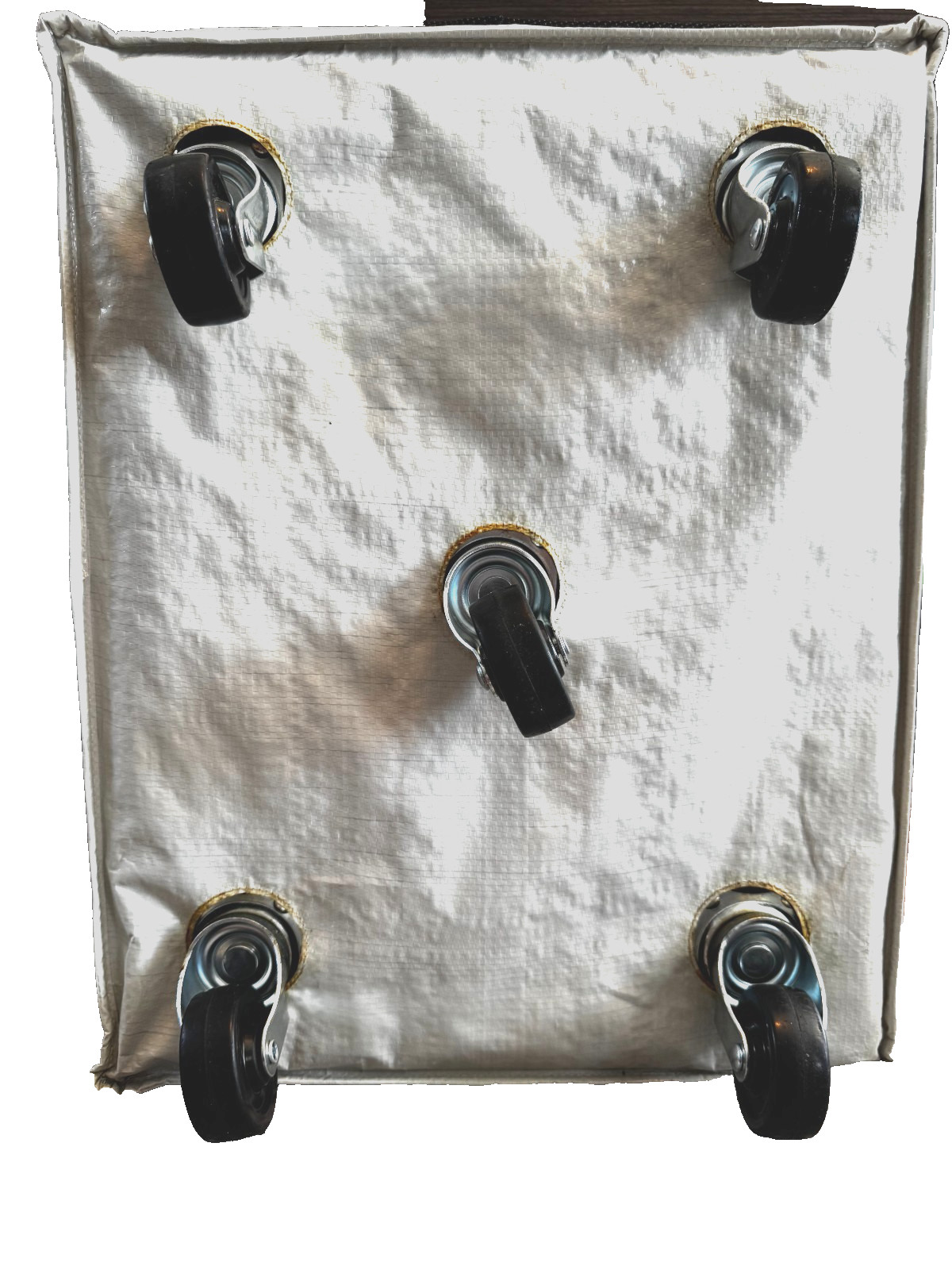 Large Reusable Grocery Bag on Wheels Shopping Trolley 8 Pockets/Zipper Cover