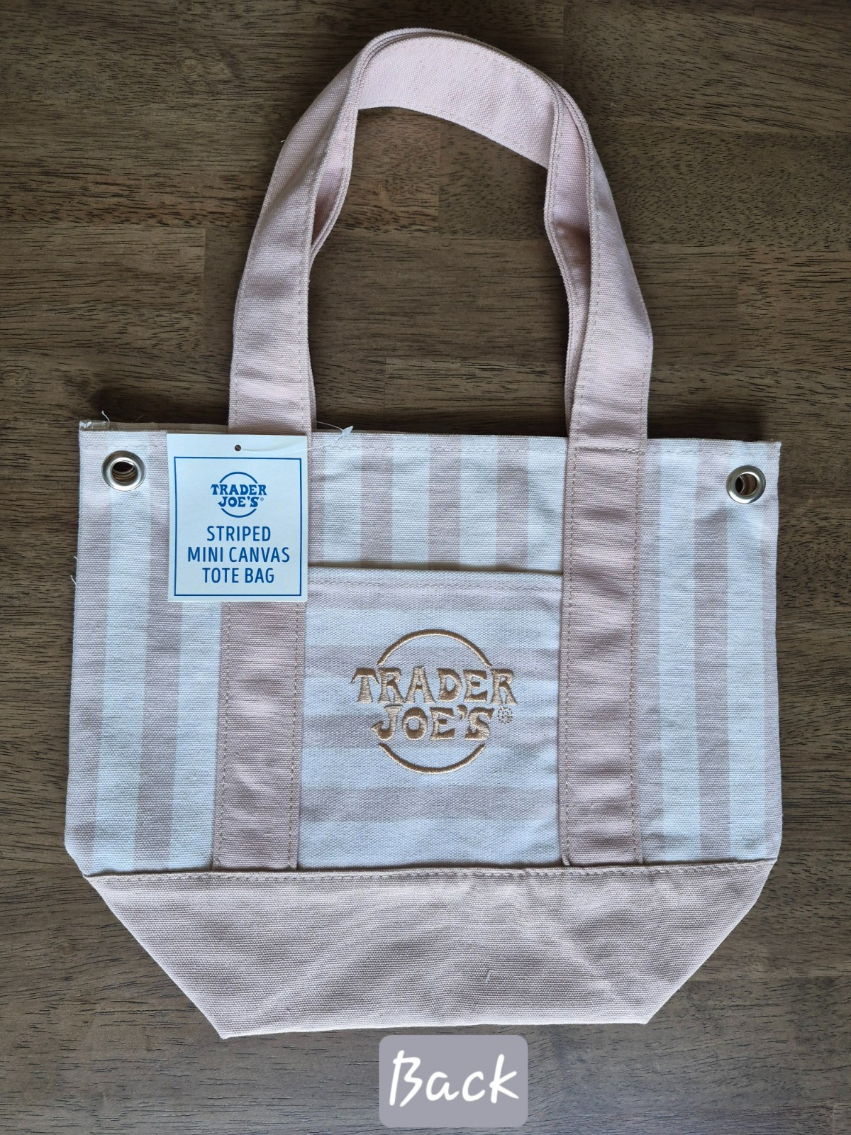 🧳Authentic Trader Joe’s Mini Tote Iron-On Travel/Fall/Flower/Bee Patch Design🍁